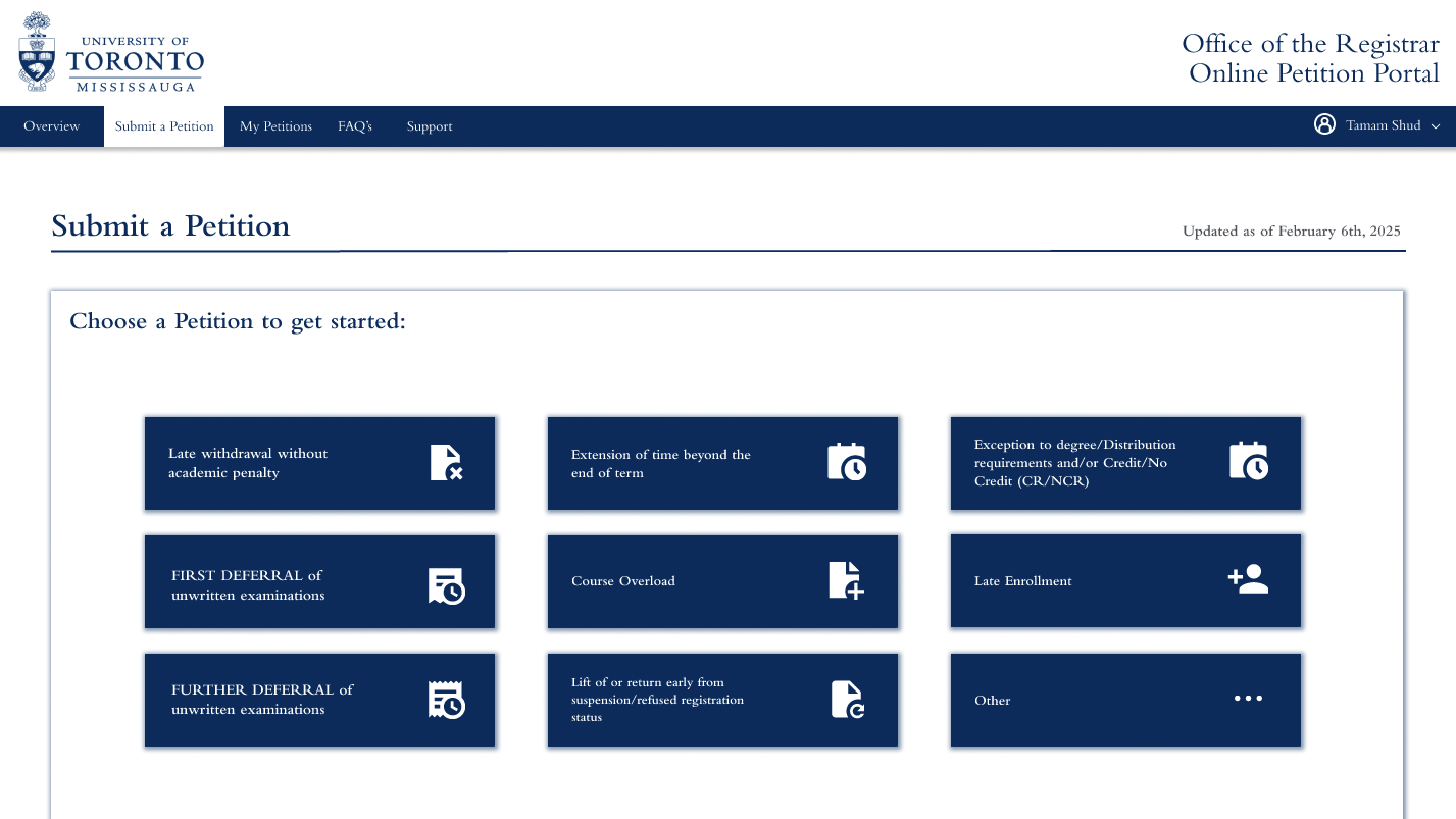 Home page